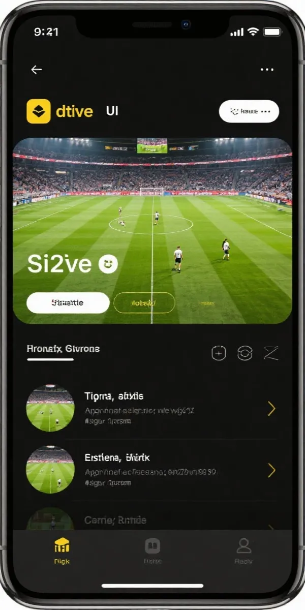 咪咕直播App界面展示